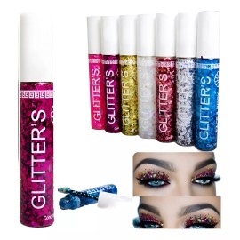 Natural Girl 3 Glitter Para Ojos Cuerpo Maquillaje Fiestas Festivales