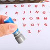 YOKIVE Letter Stamp, Alphabet Character Stamper with Ink Decorate Postcards,