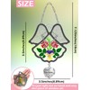 KY&BOSAM Angel Suncatcher I Love You Sister Stained Glass Panels
