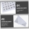 DOITOOL 2 Sheets Educational Numbers Poster Preschool Learning Wall Charts