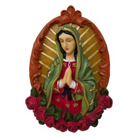 mrcjsales Virgen de Guadalupe Statue 14" Resin – Religious Home or Church Decor 18067-14