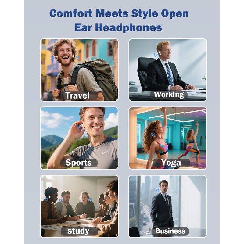 Wooask M6 Translation Earbuds, Translator Earbuds with for 144 Languages