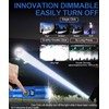 Rechargeable Flashlight High Lumens-12000LM Super Bright Magnetic Flash Light with