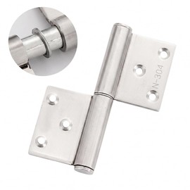 Hualleko 2026 Improved Hinge, Stainless Steel, Flag Type, Detachable, Flag Type, 360 Degree Rotation, Easy to Change and Remove Hinge for Maintenance and Replacement, Stainless Steel, Fits Fixture and