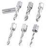 Accusize Industrial Tools 6pcs/Set H.S.S. Fully Ground Drill Sets with