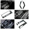 Center Console Automatic Gear Shift Panel Cover ABS Carbon Fiber