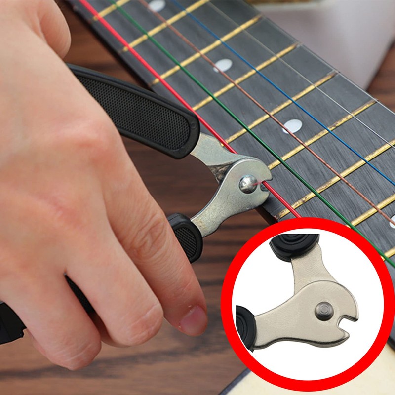 3 in 1 Guitar Tool CHENJIN Black Professional Guitar String