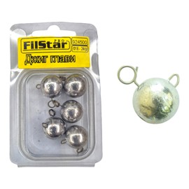 PRO FILSTAR Jig Heads for Artificial Bait, 5 x 24 g, Cheburashka Lead, Weights Set, Rubber Fish Jig Heads, Jig Heads, Jig Head Set, Drop Shot, Jig Heads, Jig Heads, Jig Head, Jig Rig Sport Set,