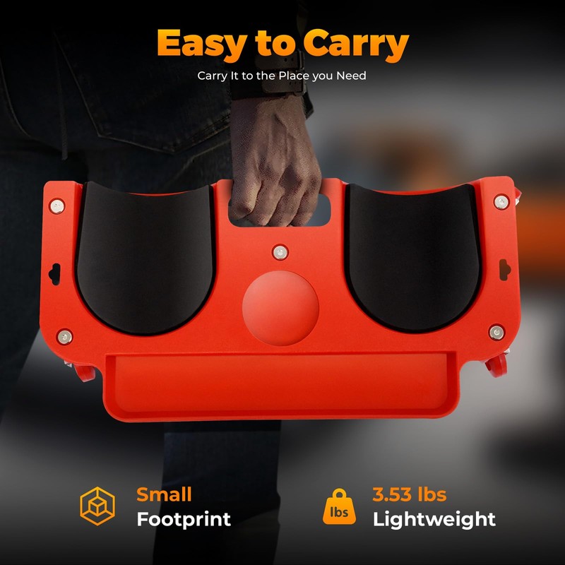 Sallurmose Knee Creeper on Wheels,Sponge Cushioned Knee Pad,Movable Knee Dolly
