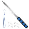 8.2ft Telescopic Handheld Flagpole with Clip, Portable Tour Guide Collapsible