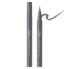 Visee GY002 Riche Color Impact Liquid Liner Eyeliner, Milky Gray, 0.02 fl oz (0.4 ml) (x 1)
