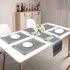 Time to Sparkle 13 PCS Vinyl Woven 6pcs Placemats +