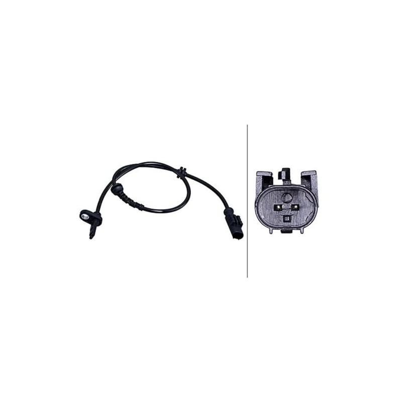 HELLA 6PU 358 218-011 ABS Sensor Wheel Speed 2-Pin Cable