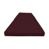 Danfuton Burgundy Trifold Foam Beds, Shikibuton Foldable Ottoman Mat Sit