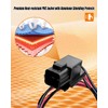 AUGREX Engine Cooling Fan Motor Wiring Harness Fit for Dodge