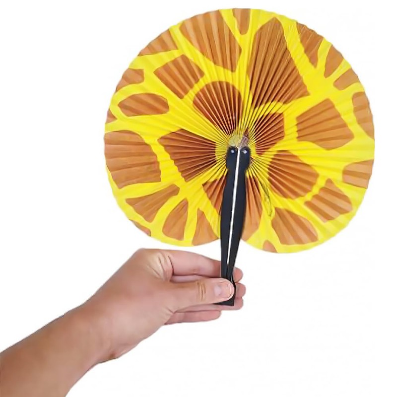 Rhode Island Novelty 10" Safari Print Folding Fan