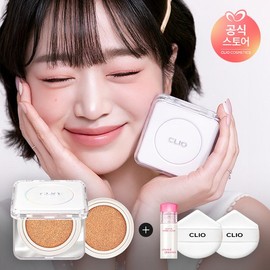 Clio Kill Cover Foundwear Cushion The Original Special [Main Product + Refill] (Gift) Eye Remover 31ml + Puff (Random) 2EA / 킬커버 파운웨어 쿠션 디 오리지널 기획 [본품+리필](증정)아이리무버 31ml+퍼프(랜덤)2EA