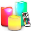 Novelty Place Flameless Candles with Remote, [Real Flickering & Real