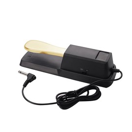 Damper Pedal, Sustain Pedal, Key, Foot Pedal, Electronic Organ Electric Piano, Sustain Pedal (Gold)