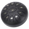 Steel Tongue Drum 6in 11 Tones Ethereal Outdoor Chakra Rain