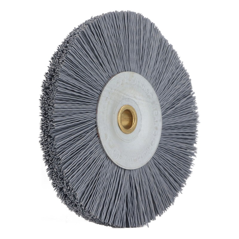 Key Machine Deburring Brush 120mm OD 10mm ID 15mm Thick