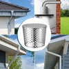 Gutter Leaf Guard Stainless Steel 100 mm, Leaf Catcher Downpipe
