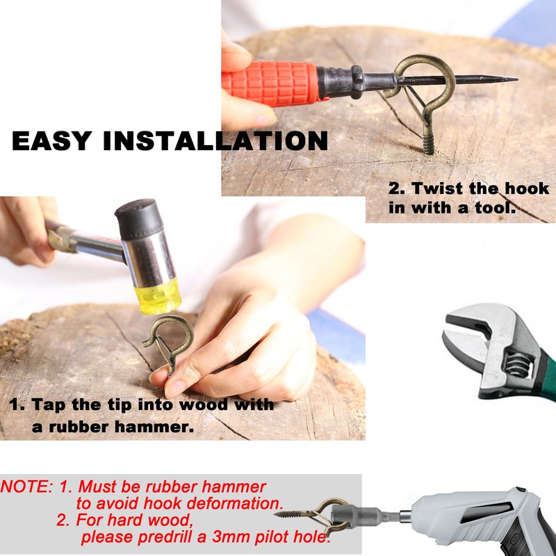 PlusRoc 20 Pack Q-Hanger String Light Hooks for Haning Lights