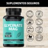 Glicinato Magnesio 492mg Alta Absorción Piperina Pimienta Negra Bisglicinato Complex