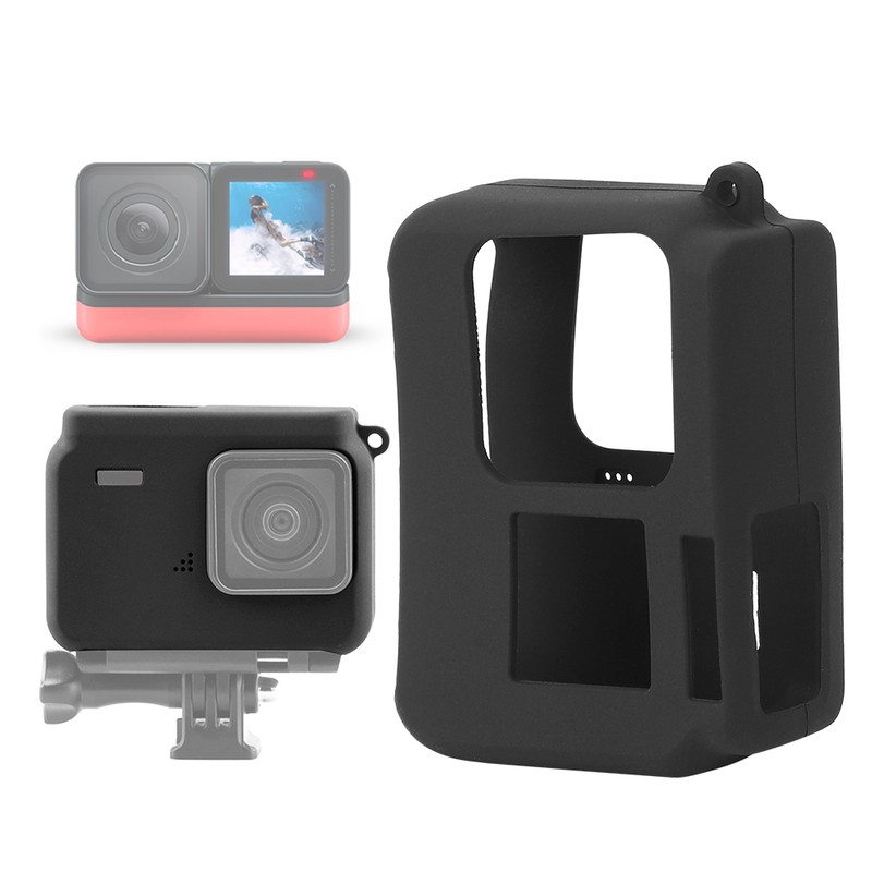 Portable Silicone Protective Case with Lens Cover Frame ShockProof for