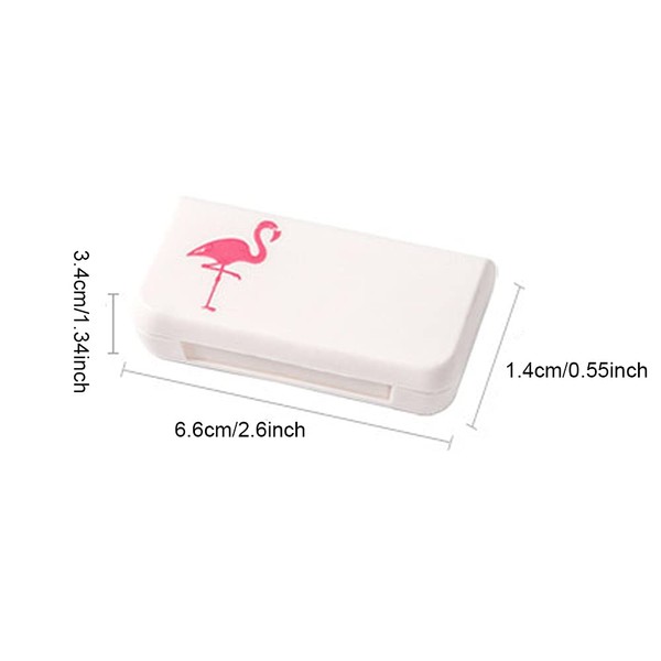 SagaSave Travel Pill Case 3 Compartments Portable Pill Case Dustproof