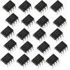 Bridgold 20pcs JRC4558 4558 Low Noise Dual Operational Amplifier,8-DIP.