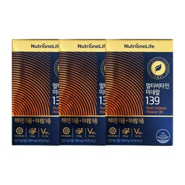 Nutrione Multivitamin Mineral 139 1000mg x 60 tablets (3) / JJ Mall / 뉴트리원 멀티비타민 미네랄 139 1000mg x 60정 3개 / JJ몰