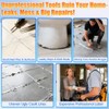 for 23-Piece Caulking Tool Kit, 3-in-1 Grout Removal Tool, Caulk