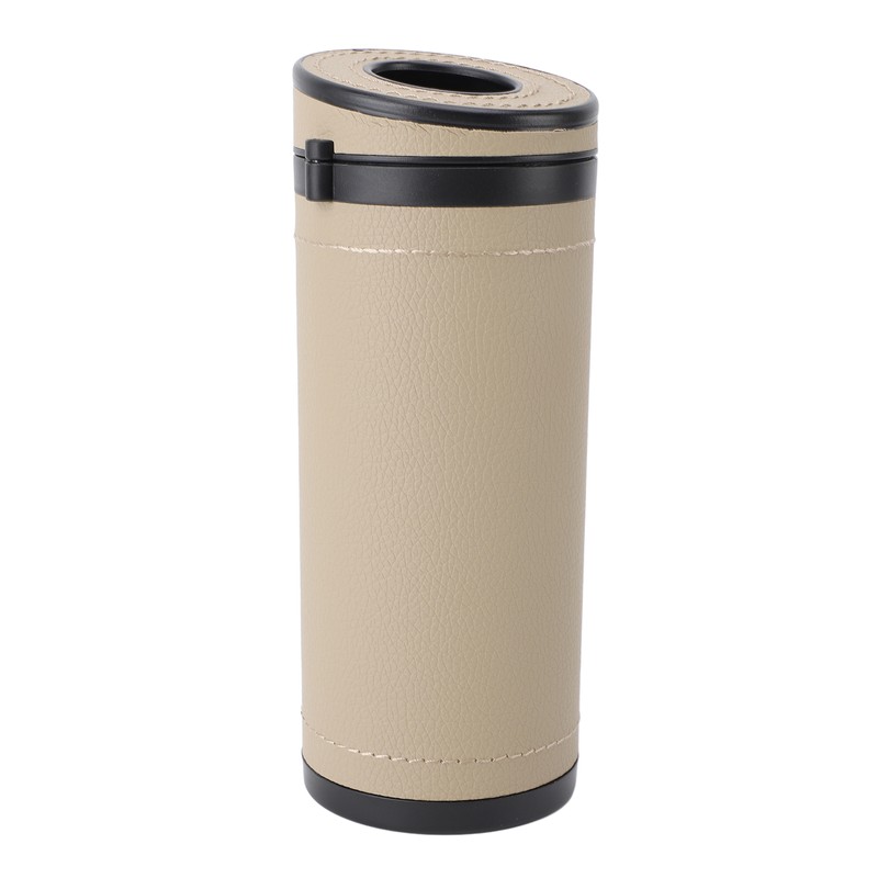 Car Tissue Holder Lightweight Leather and Tungsten Steel Car Tissues