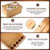 Large Cardboard Pastry Boxes with Lids Bulk Pack, Travel Charcuterie