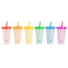 MANNA Color Changing Glitter 10.5 x 4.5 Polypropylene Tumblers Set