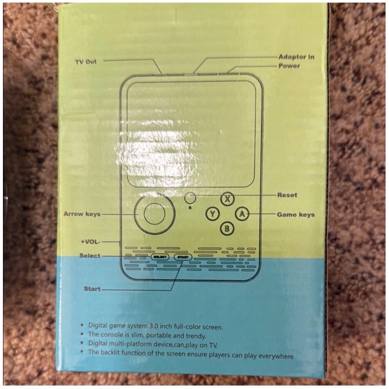 G5 Retro Game Box 500 Games Including Mario Bro, Tetris,