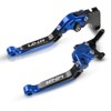 R QIANKONG MT07 Brake Clutch Levers Set Foldable Extendable CNC