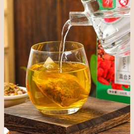 Liver Detox Tea, 30 Pcs Liver Formula Chrysanthemum, Dandelion Wolfberry Tea, Chrysanthemum, Te De Higado Crisantemo, Te Chino Para Limpiar El HíGado Graso (30pcs)