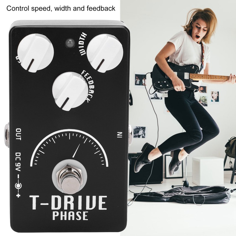 Guitar Phaser Pedal Electric Analog Phase Shifter Effect Musical Instrument