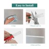 YEFANXI Self-Adhesive Flexible PVC 3D Embossed Wall Molding Trim -