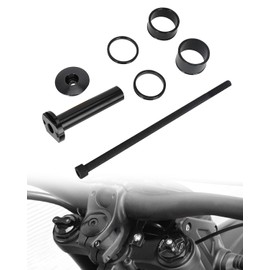 BAOUFF Stem Lock for Ebike,Headset Spacer with Handlebar Stem Top Cap Base and Extended Nut for Surron Light Bee/Talaria MX3/E Ride Pro SS/79Bike/X260 - Black