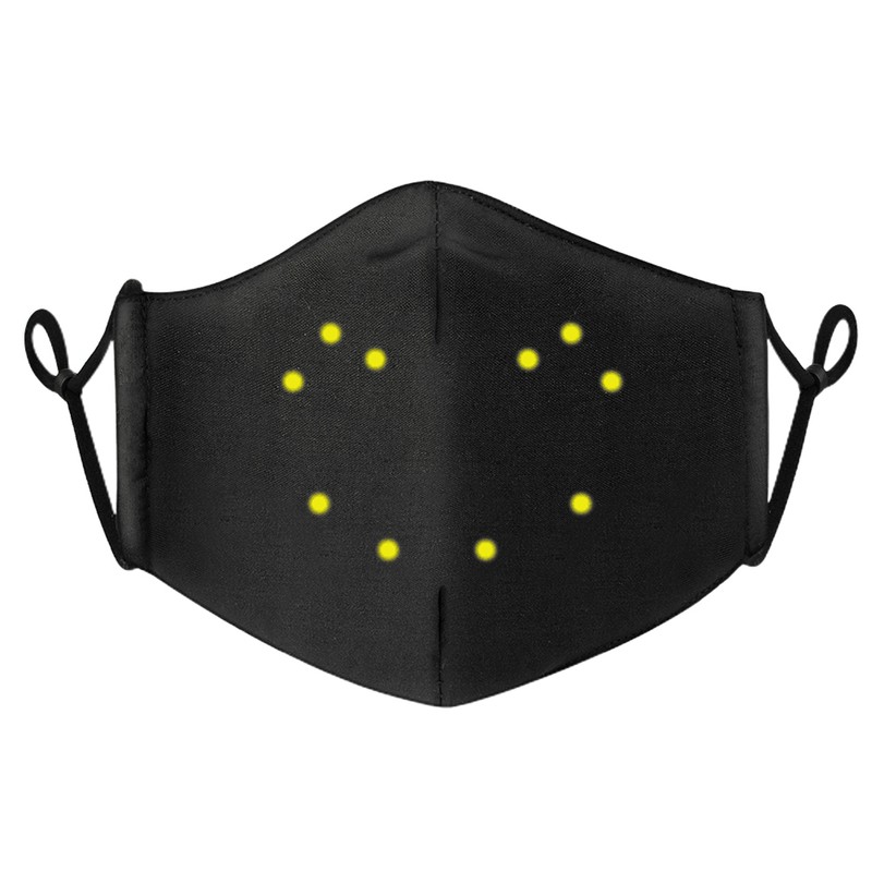 LED Voice Activated Face Cover Smart Face Cover Soft Comfortable