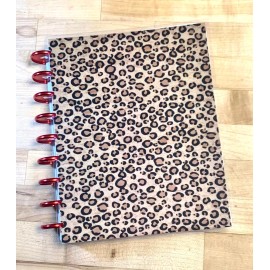 Handmade Wild Animal Leopard Print Cover Set made for use with Classic Happy Planner-