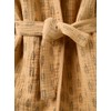 Vertbaudet Ethnic Muslin Baby Bathrobe, ochre