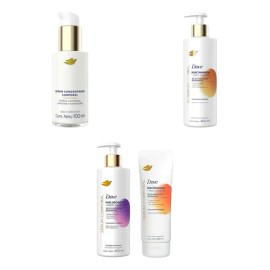Kit Dove: Sérum Corporal Niacinamida + Sérum Tono Uniforme + Sérum Estrías 100ml
