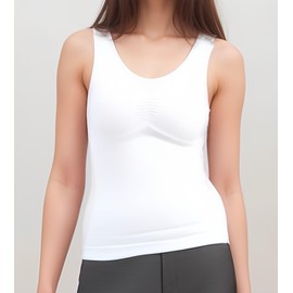 Sockenversandhandel.de Shaping Shirt, Tummy Control Effect, Seamless (40/42, White), White
