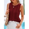 KIRUNDO Beach Vacation Clothes for Women Spring Summer Crochet Sweater