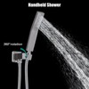 Heyalan SUS304 Stainless Steel Handheld Shower Wand High Pressure Luxury