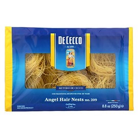 De Cecco Pasta Angel Hair Nests Pasta, 8.8 oz